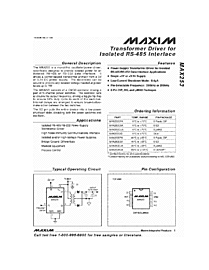 DataSheet MAX253 pdf